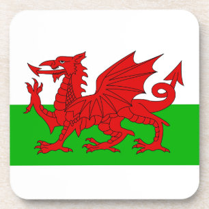 Welsh / Wales Flag - Cymru High Quality Image Coaster