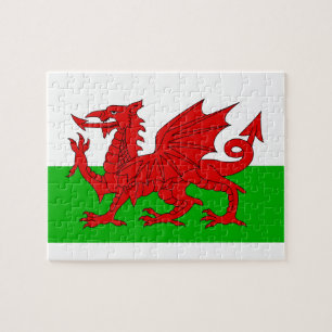 Welsh / Wales Flag - Cymru High Quality Image Jigsaw Puzzle