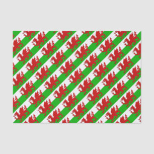Welsh / Wales Flag - Cymru High Quality Image Tissue Paper