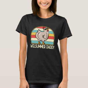Welsummer Chicken Daddy Chicken Breed Dad Farmer f T-Shirt
