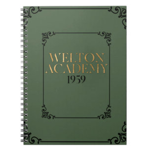 WELTON ACADEMY - DARK ACADEMIA PLANNER NOTEBOOK