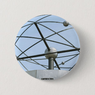 Weltzeituhr 6 Cm Round Badge