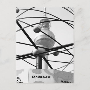 Weltzeituhr Fernsehturm Berlin No.1 Postcard