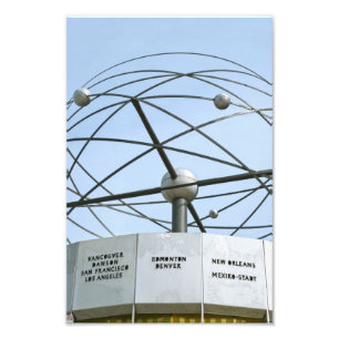 Weltzeituhr Photo Print