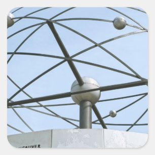 Weltzeituhr Square Sticker