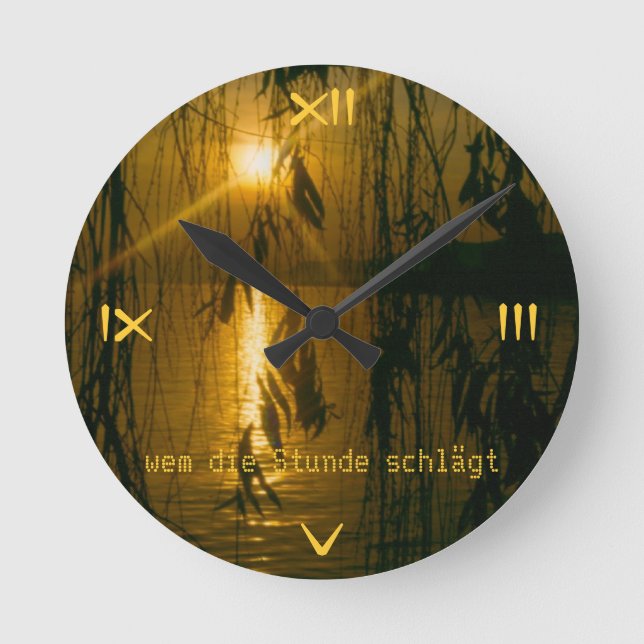 Wem die Zeit schlägt Round Clock (Front)