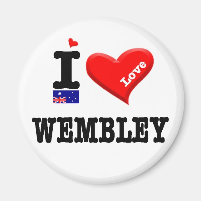 WEMBLEY - I Love Magnet (Front)