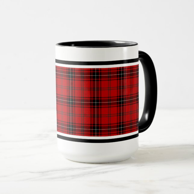 Wemyss Clan Tartan Mug (Front Right)
