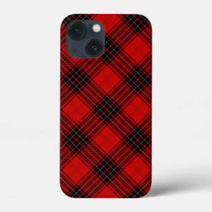 Wemyss tartan red black plaid iPhone 13 mini case