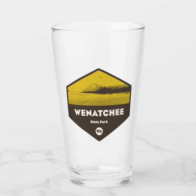 Wenatchee State Park Washington Glass (Front)