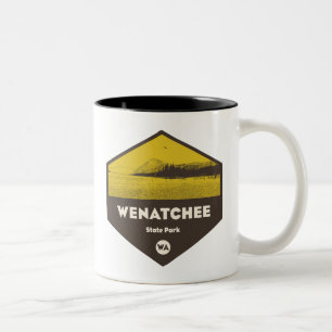 Wenatchee State Park Washington Two-Tone Coffee Mug