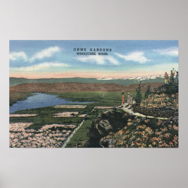 Wenatchee, WashingtonView of Ohme Gardens # 1 Poster (Front)