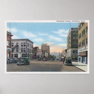 Wenatchee, WashingtonWenatchee Avenue Scene # 2 Poster
