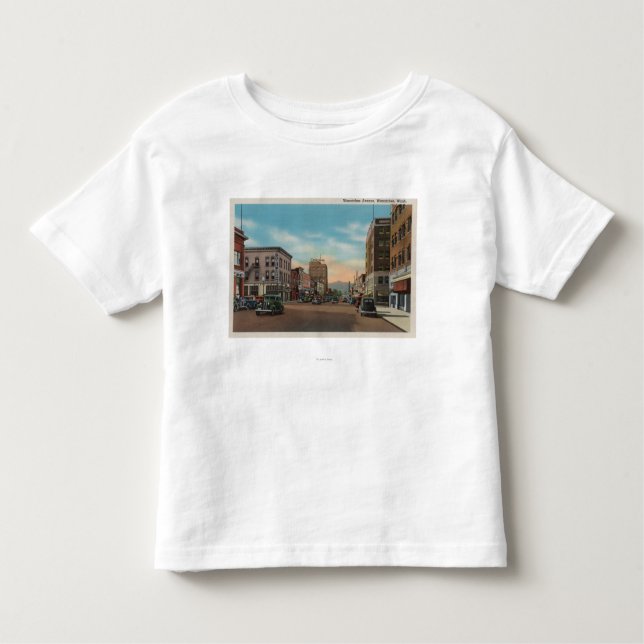 Wenatchee, WAView of Wenatchee Ave. Toddler T-Shirt (Front)