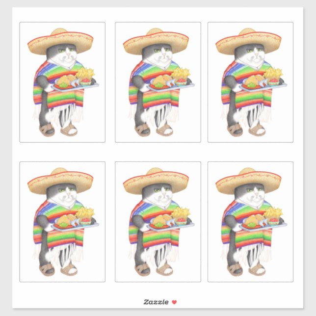 WENDELITO 14" (6 Small) Vinyl Sticker (Sheet)