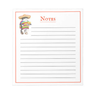 WENDELITO 5.5"x6" Notepad + Lines