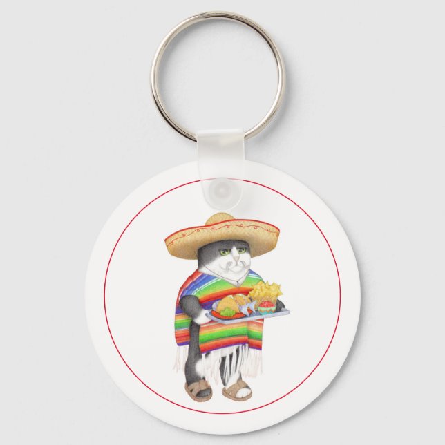 WENDELITO Aluminium Circle Keychain (Front)