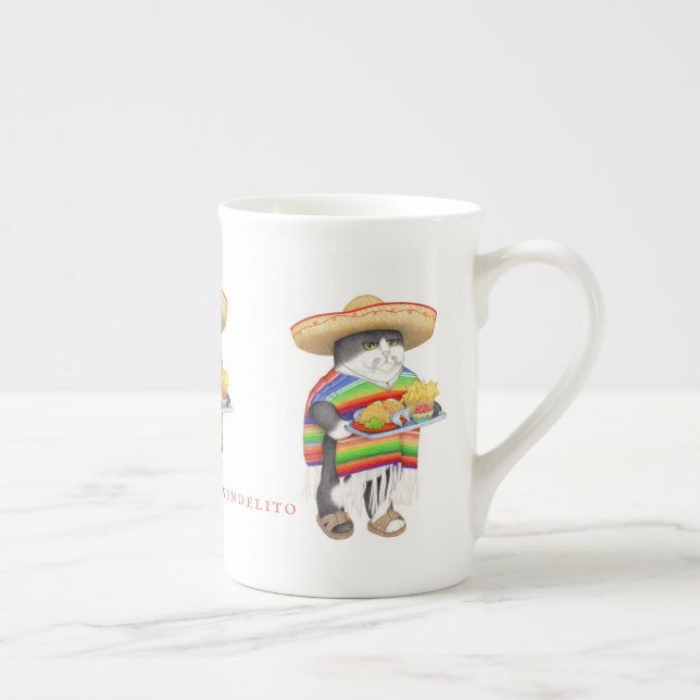 WENDELITO Bone China Mug (Right)