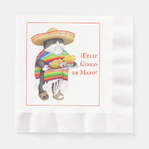 WENDELITO Cinco de Mayo Coined Luncheon Napkin