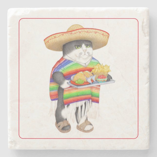 WENDELITO Marble Stone Coaster (Front)