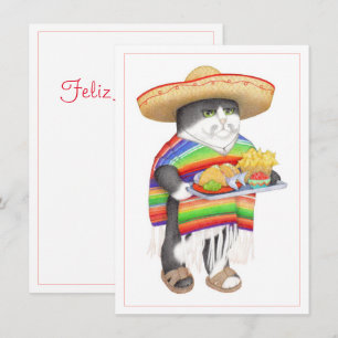 WENDELITO Spanish Christmas 4.5x6.25 Flat Card