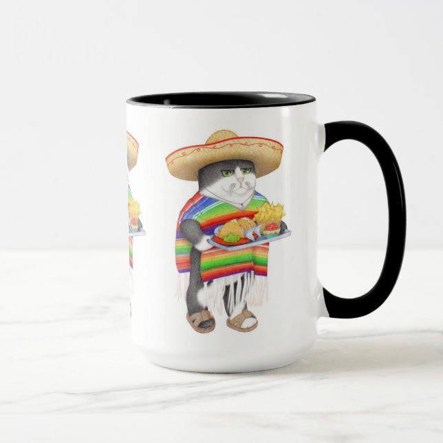 WENDELITO Tall Black Combo Mug (Right)