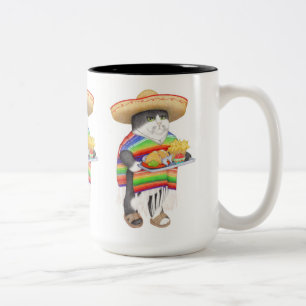 WENDELITO Tall Black Two-Tone Mug