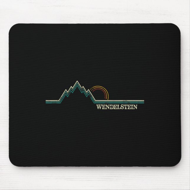 Wendelstein Mountain Germany Nature Hiking And Cli Mouse Pad (Front)