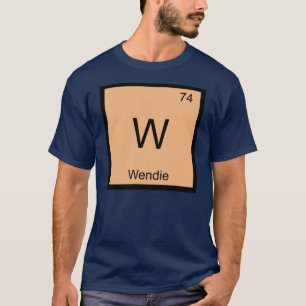 Wendie Name Chemistry Element Periodic Table T-Shirt