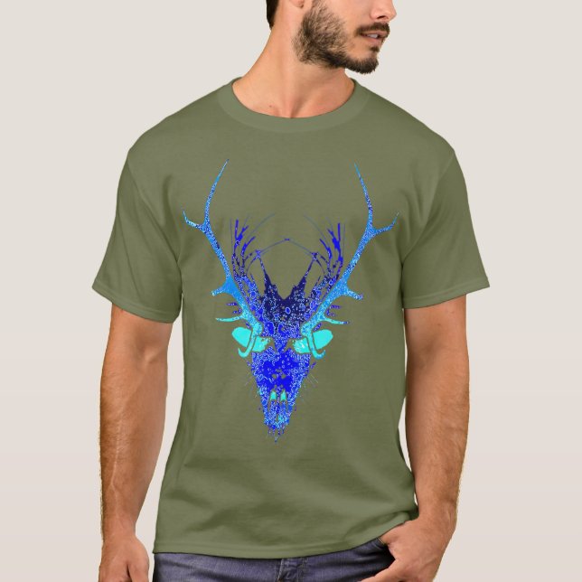 Wendigo Skinwalker Evil Monster Spirit Skull T-Shirt (Front)