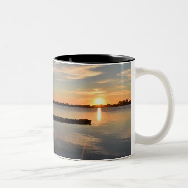 Wendouree Twilight Tranquility Two-Tone Coffee Mug (Right)