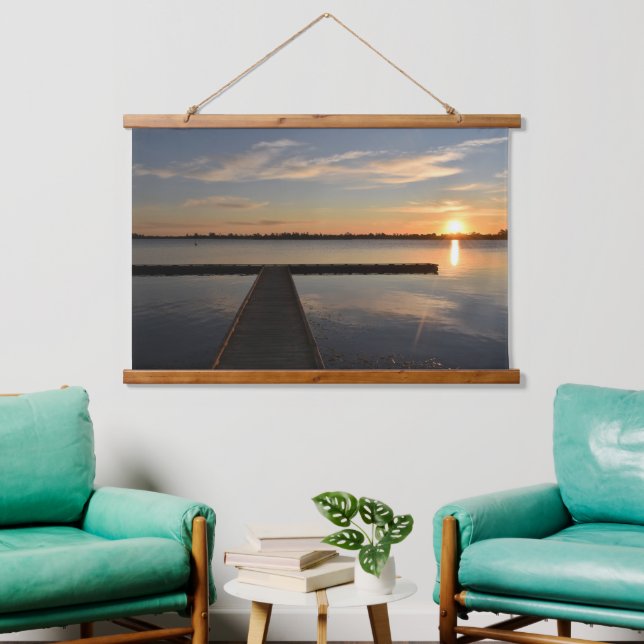 Wendouree Twilight Tranquility Wall Tapestry (Living Room)