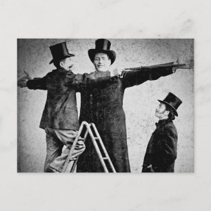 Wendt Cabinet Card Giant Circus Freak Sideshow