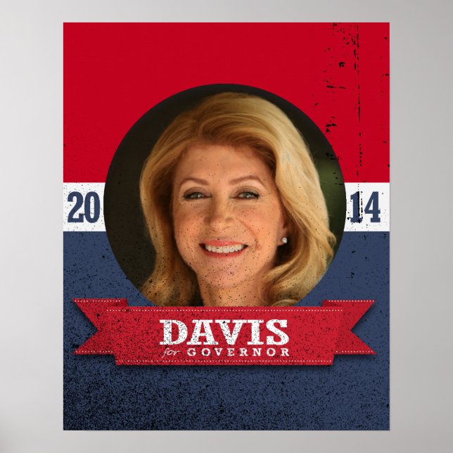 WENDY DAVIS CAMPAIGN POSTER (Front)