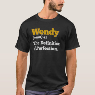Wendy Gift Name Personalised Birthday Name Definit T-Shirt
