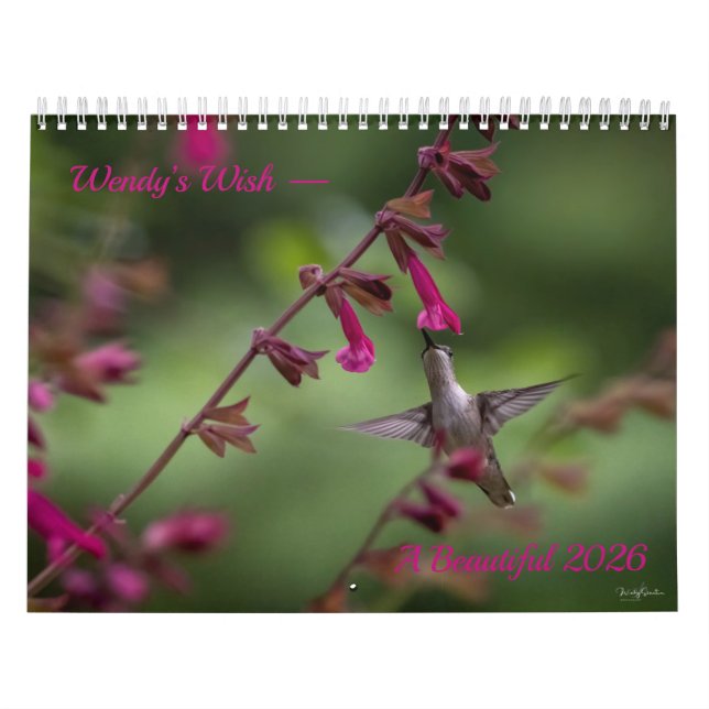 Wendy’ Wish 2026 18 Month, Medium Calendar (Cover)