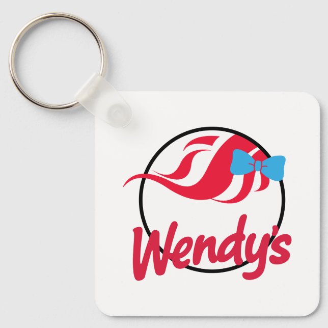 Wendy's Logo Key Ring (Front)