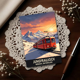 Wengen, Switzerland: 1960s Vintage Travel  Postcard
