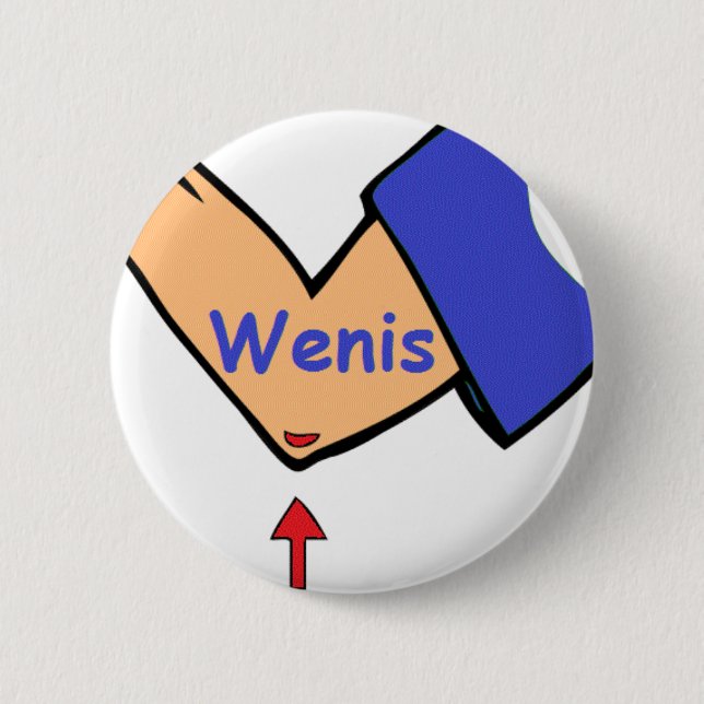 wenis 6 cm round badge (Front)