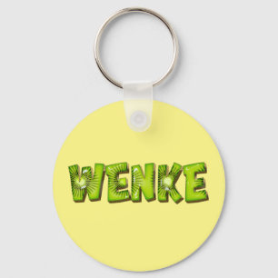 Wenke Name Kiwi Design Key Fans Key Ring