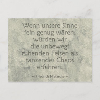 Wenn unsere Sinne Postcard