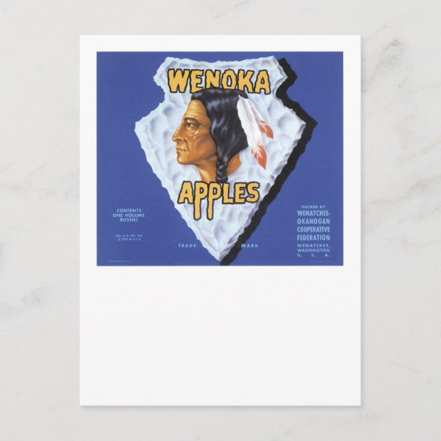 Wenoka Apples Postcard (Front)