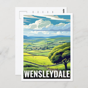 Wensleydale Yorkshire England gifts Postcard