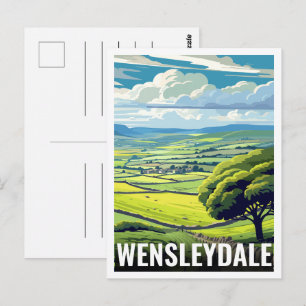 Wensleydale Yorkshire England gifts Postcard