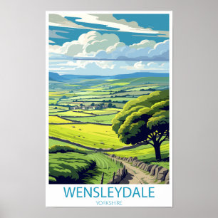 Wensleydale Yorkshire England gifts Poster