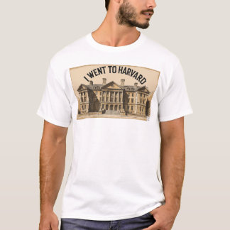 Went to Harvard Sepia T-Shirt