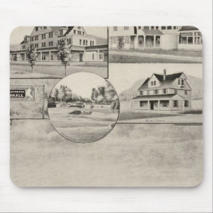 Wentworth Hall, Cottages Mouse Pad