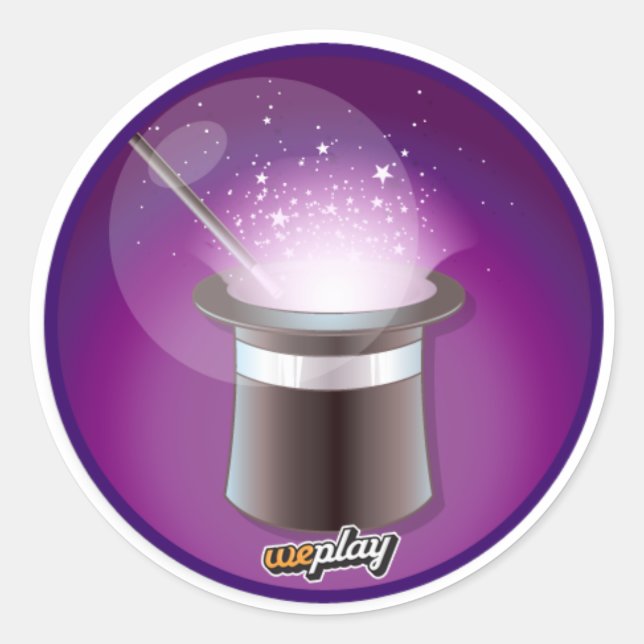 Weplay Props Series 1 - Magic! Classic Round Sticker (Front)