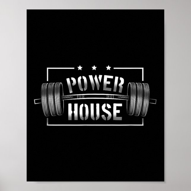 Wer House Gym Motivation Bold Statement  Poster (Front)