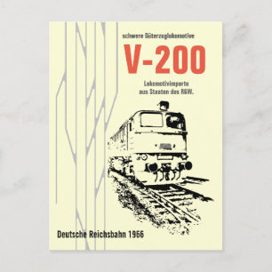 Werbedesign Deutsche Reichsbahn DDR Postcard